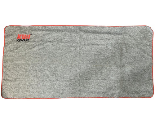 Ātri žūstošs mikrofibras dvielis Fitnesa treniņiem KUBISPORT 150 x 85 cm