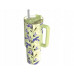 Quokka Stream - Thermal mug of steel stainlessj 1200 ml with a straw (Matcha)