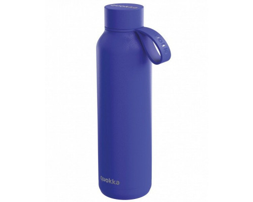 Quokka Solid With Strap - of steel stainlessj 630 ml with belt (Dusk Blue)