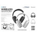 PLATINET WIRELESS HEADPHONES  BEZPRZEWODOWE BLUETOOTH NAUSZNE SLIM STYLE SILVER-WHITE [46099]