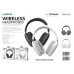 PLATINET WIRELESS HEADPHONES  BEZPRZEWODOWE BLUETOOTH NAUSZNE SLIM STYLE SILVER-WHITE [46099]