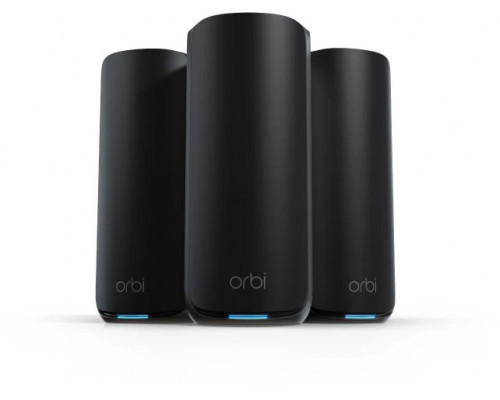NETGEAR Orbi 870 Trójpasmowy (2,4 GHz / 5 GHz / 6 GHz) Wi-Fi 7 (802.11be) Czarny 4 Wewnętrzne