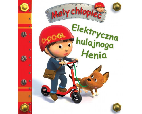 Elektryczna hulajnoga Henia. Mały chłopiec