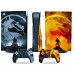 Naklejki Skórki na PlayStation 5 orawith  Pady Motyw Mortal Kombat