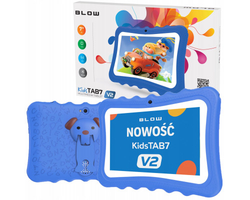 KidsTAB7 V2 4/32GB niebieskie etui kamera 2MP