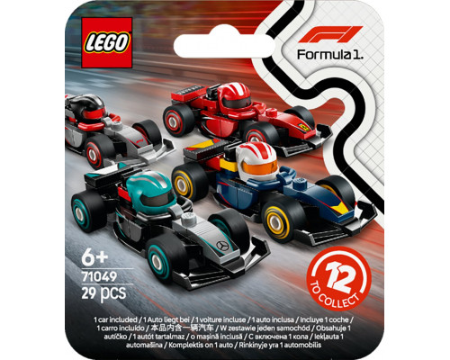 Ekskluzīvas LEGO F1® kolekcionējamas automašīnas, 36 gab. (71049)