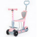 BM HULAJNOGA SCOOTER RÓŻ 3w1 8596164153796