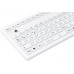 Gett GETT InduProof Smart Compact Silikon Tastatur IP68 wodoodporny można dezynfekować 86 Tasten Farbe: biały USB Layout: DE