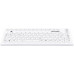 Gett GETT InduProof Smart Compact Silikon Tastatur IP68 wodoodporny można dezynfekować 86 Tasten Farbe: biały USB Layout: DE