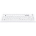 Gett GETT InduProof Smart Compact Silikon Tastatur IP68 wodoodporny można dezynfekować 86 Tasten Farbe: biały USB Layout: DE