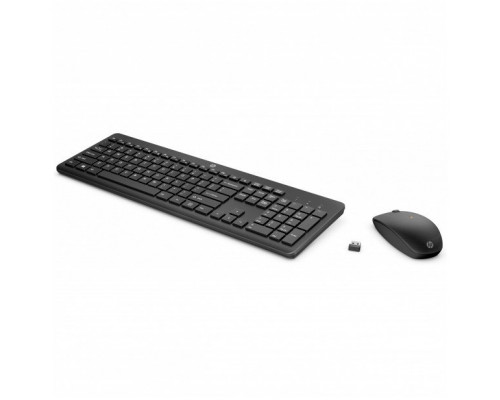 hp consumer D-E Layout - HP 235 Wireless Mouse and Keyboard Desktop Set (Black)