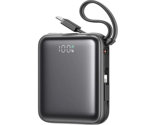 Mini PowerBank Joyroom JR-PBF27 22.5W z podwójnym kablem 10000mAh (black)