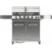 YG.GAS GRILL 6+1 STAINLESS STEEL 20.5KW / GLASS