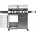 YG.GAS GRILL 6+1 STAINLESS STEEL 20.5KW / GLASS