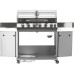YG.GAS GRILL 6+1 STAINLESS STEEL 20.5KW / GLASS