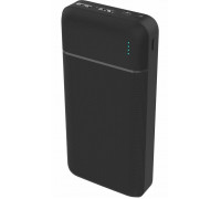 PLATINET POWER BANK SET 20000 mAh + 20W PD CHARGER + 1M CABLE BLACK [46219]