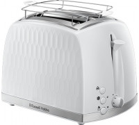 Russell Hobbs Russell Hobbs 26060-56, 2 slice(s), White, Plastic, Stainless steel, Level, Rotary, 850 W