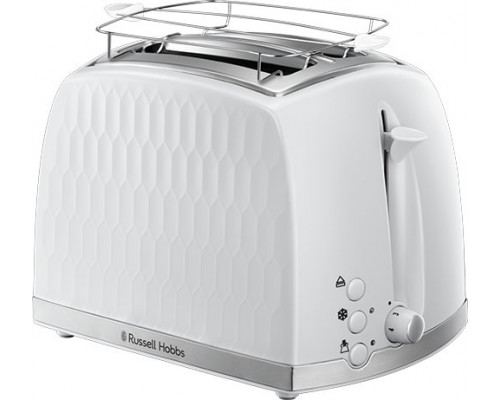 Russell Hobbs Russell Hobbs 26060-56, 2 slice(s), White, Plastic, Stainless steel, Level, Rotary, 850 W
