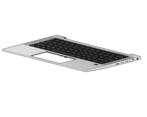 HP M08699-061, Housing base + keyboard, Italian, Keyboard backlit, HP, EliteBook 830 G7