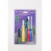 10el. Bity: PH1,2,3, SL 4,5,6mm, uchwyt bitów 120mm, wkrętaki: PH1x75mm, SL 4x72mm, nóż łamany)