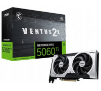 MSI VGA NVIDIA GeForce RTX 5060 Ti 8G VENTUS 2X PLUS, RTX 5060 Ti, 8GB GDDR7, 3xDP, 1xHDMI
