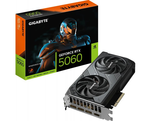 Gigabyte GeForce RTX 5060 Windforce 8GB GDDR7 DLSS4 (GV-N5060WF2-8GD)