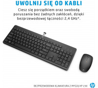 HP 230 Wireless Mouse and Keyboard Combo (18H24AA), Finnish