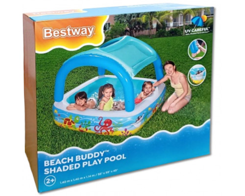 Bestway Inflatable  with canopy 140x140x114cm 265L