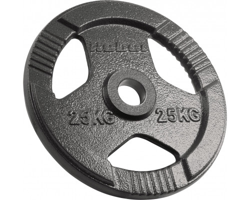 cast iron olympic 25kg, otwór 51mm, plate z uchwytami, REBEL ACTIVE