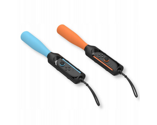 YAXO Handles for Joy-Con BASEBALL SET for NS/NS2 Inferno Orange&Hydro Blue