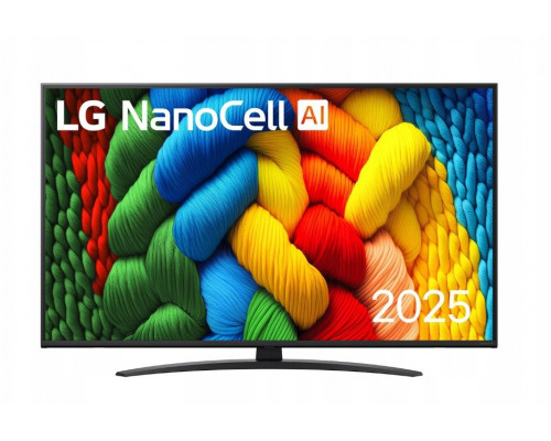 LG 50NANO81A3A | 50 | Smart TV | webOS 25 | UHD | Juodas