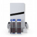 YAXO Stand chłodwith ąca i charging ARCTIC BREEZE NE for PS5/PS5 Slim/PS5 Pro Alpine White