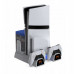 YAXO Stand chłodwith ąca i charging ARCTIC BREEZE NE for PS5/PS5 Slim/PS5 Pro Alpine White