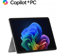 Microsoft Surface Pro 12" Qualcomm Snapdragon 256 GB 30,5 cm (12") 16 GB Wi-Fi 7 (802.11be) Windows 11 Home Platyna