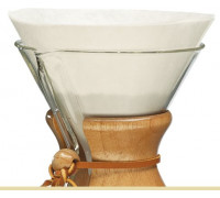 Chemex - Filtry papierowe okrągłe, niezłożone 6, 8, 10 filiżanek