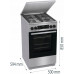 Gas stove with electric oven Gorenje MEKS5141XM