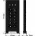 iStorage diskAshur M2 PIN 2 TB USB Type-A / USB Type-C 3.2 Gen 1 (3.1 Gen 1) Black