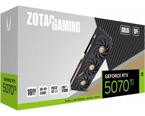 RTX 5070 Ti 16GB Zotac Gaming Solid SFF GDDR7 3Fan
