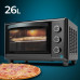 Cecotec Mini Oven | Bake&Toast 2600 Black 4Pizza | 26 L | 1500 W | Black