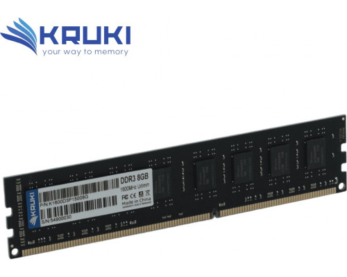 Kruki DDR3 8GB Udimm 1600MHz 1.5V