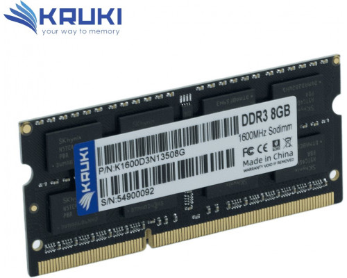 Kruki Pamięć DDR3 8GB Sodimm 1600MHz 1.35V