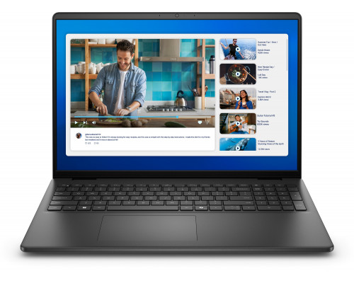 DELL DC16250 Intel Core 7 150U Laptop 40,6 cm (16") WUXGA 16 GB DDR5-SDRAM 1 TB SSD Wi-Fi 6 (802.11ax) Windows 11 Pro Czeski, Słowacki Czarny