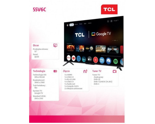 tcl LED 55 '' 55V6C