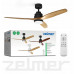 Plustek WENTYLATOR SUFITOWY ZCF 7600 40W 132cm LED 18W BUK/CZARNY