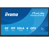 iiyama TE6512MIS-B4AG signage display Płaski panel Digital Signage 165,1 cm (65") LCD Wi-Fi 400 cd/m 4K Ultra HD Czarny Ekran dotykowy Procesor wbudowany Android 11 24/7