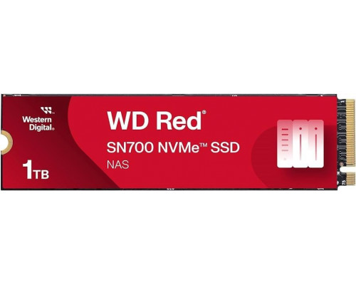 WD Red SN700 - SSD - 1 TB - intern - M.2 2280 - PCIe (NVMe)