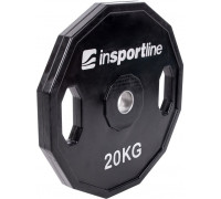 inSPORTline Rubberized load Ruberton 20 kg black (15893)