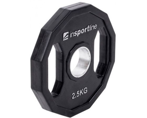 inSPORTline Rubberized load olympic Ruberton 2,5 kg black (15896)