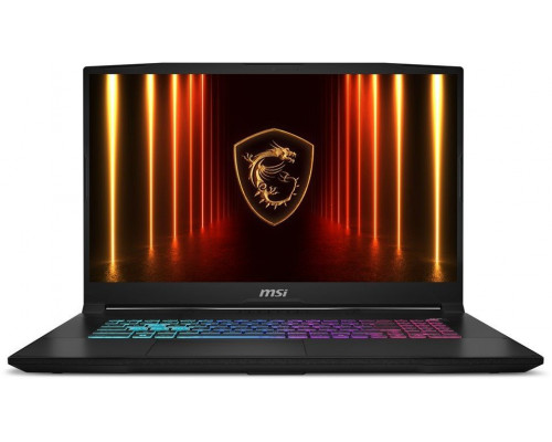 Notebook MSI Katana 17 HX B14WFK CPU  Core i7 i7-14650HX 2200 MHz 17.3" 1920x1080 RAM 16GB DDR5 5600 MHz SSD 1TB NVIDIA GeForce RTX 5060 8GB ENG Black 2.7 kg KATANA17HXB14WFK-212NL
