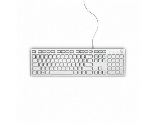 DELL Keyboard : US-Euro (Qwerty) Dell KB216 Quietkey USB  White